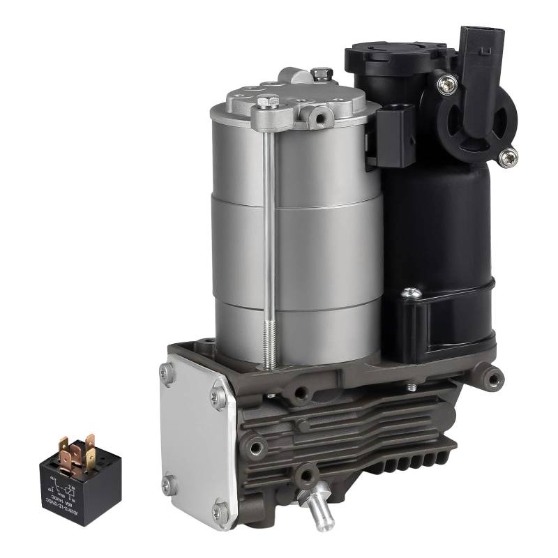 Luftfederung Luftfederkompressor mit Ventil kompatibel mit 2006-2013 X5 E70 3.0L 4.4L 4.8L 2007-2014 X6 E71 E72 3.0L 4.4L, Ersatz für 37206789938 37206799419 37206859714 von Dixhills