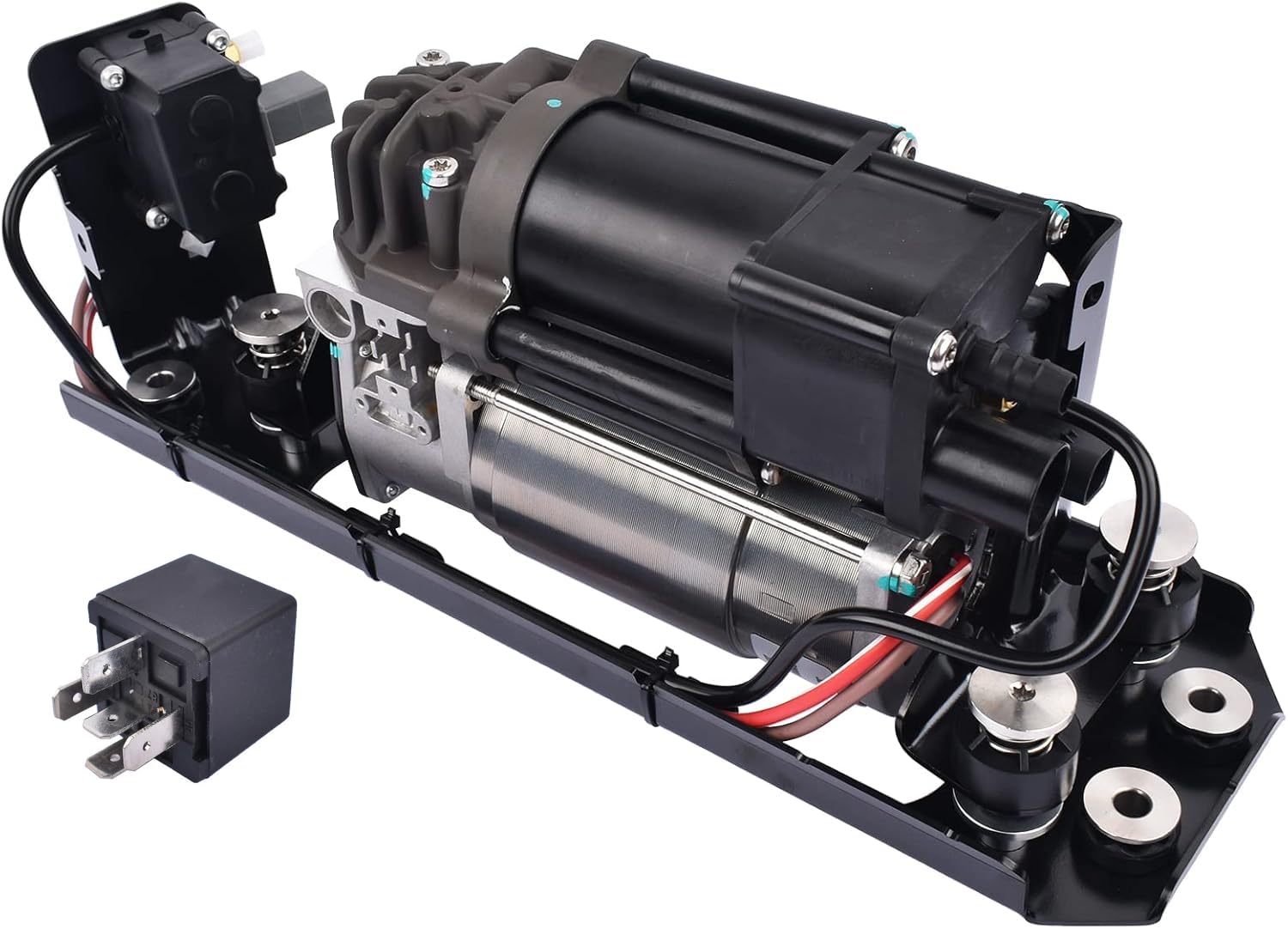 Luftfederungs Kompressorpumpe mit Halterung Ventilblock & Relais, kompatibel mit 5er Gran Turismo F07 2009-2017 5er Touring F11 200-2017 7er F01 F02 F03 F04 2008-2015, Ersatz für 37206784137 Luftfederungs Kompressorpumpe mit Halterung Ventilblock & Relais, kompatibel mit 5er Gran Turismo F07 2009-2017 5er Touring F11 200-2017 7er F01 F02 F03 F04 2008-2015, Ersatz für 37206784137 von Dixhills