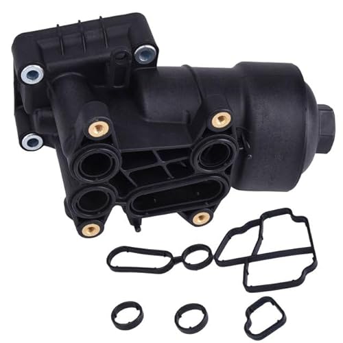 Motorölfiltergehäuse Ölkühler kompatibel mit A1 A2 A3 A4 A5 A6 Q3 Q5 SUV VW 1.6 2.0 TDI 2006–2017, Ersatz für 03L115389B 03L115389C Motorölfiltergehäuse Ölkühler kompatibel mit A1 A2 A3 A4 A5 A6 Q3 Q5 SUV VW 1.6 2.0 TDI 2006–2017, Ersatz für 03L115389B 03L115389C von Dixhills