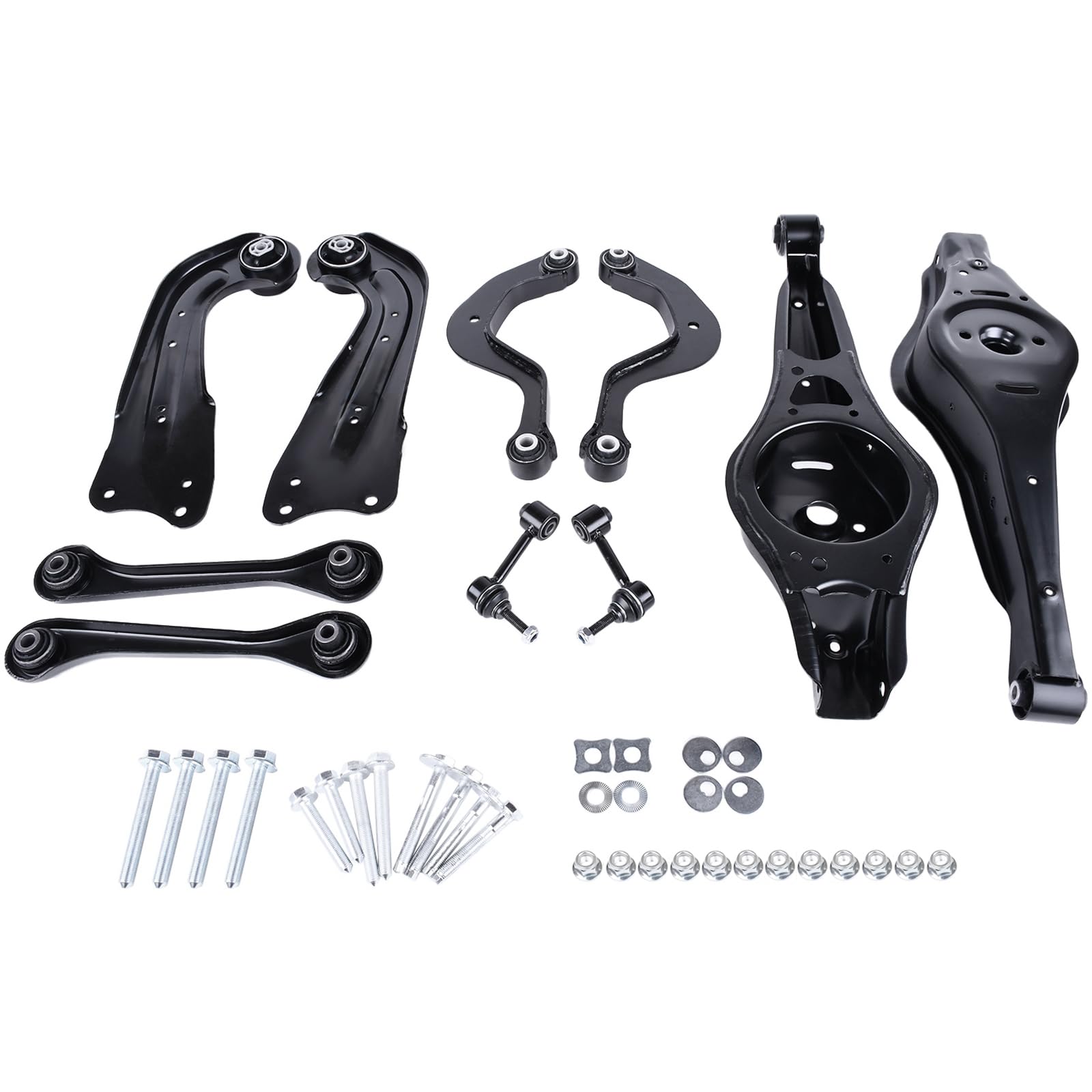 Querlenker Federaufnahme Querlenker-Set verstärkt hinten, kompatibel mit A3 Q3 TT Alte-a Superb CC Golf Plus V VI 7N 5N 1T1 1T2, Ersatz für 1K0505465C 1K0505323N Querlenker Federaufnahme Querlenker-Set verstärkt hinten, kompatibel mit A3 Q3 TT Alte-a Superb CC Golf Plus V VI 7N 5N 1T1 1T2, Ersatz für 1K0505465C 1K0505323N von Dixhills
