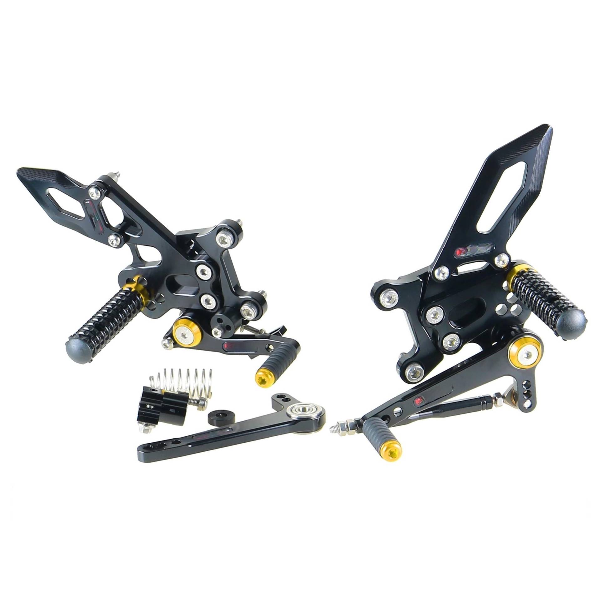 Dngjuen Motorrad CNC Einstellbare Hinten Set Fußrastenanlage Fußstütze Fußstütze Für RSV4 Für Tuono V4 2021-2022-2023-2024 Klappbare Fußstütze Dngjuen Motorrad CNC Einstellbare Hinten Set Fußrastenanlage Fußstütze Fußstütze Für RSV4 Für Tuono V4 2021-2022-2023-2024 Klappbare Fußstütze von Dngjuen