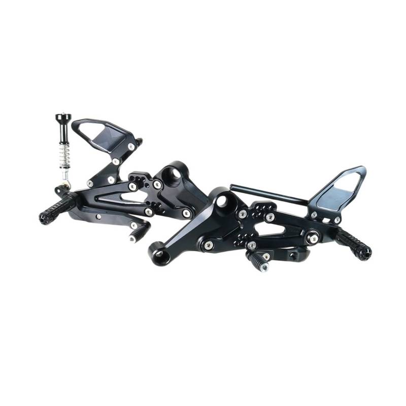 Dngjuen Motorrad Einstellbare Hinten Set Fußrastenanlage Fußstütze Fußstütze Für RS660 Für Tuono660 2021 2022 2023 2024 2025 Klappbare Fußstütze von Dngjuen