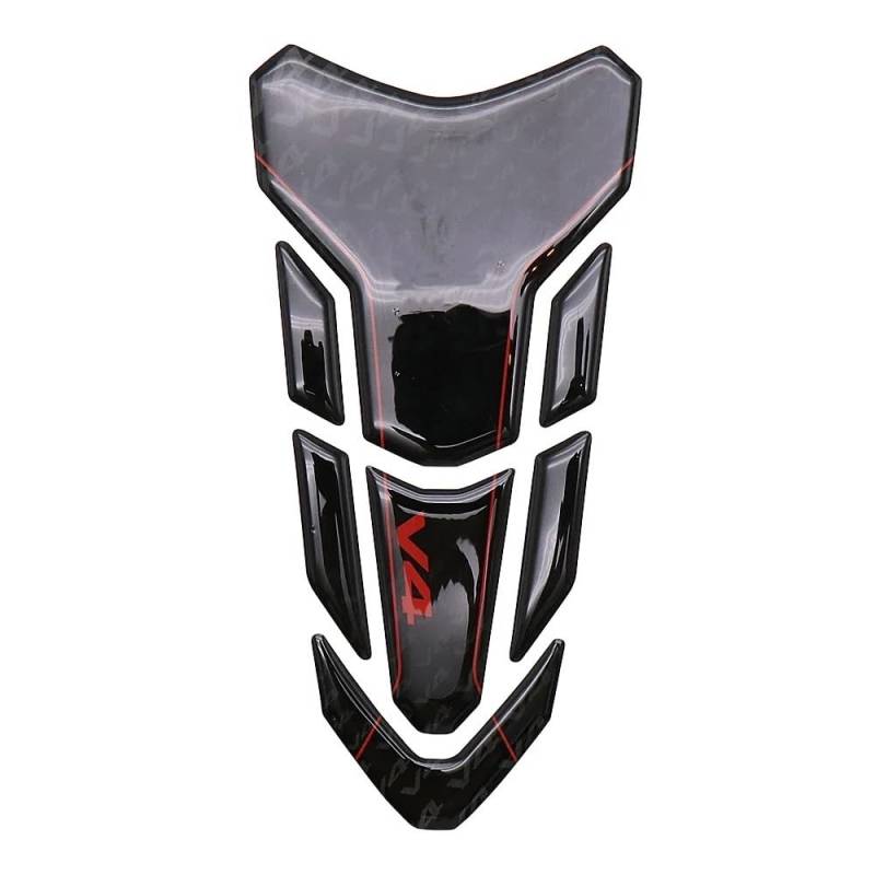 FÜR Straße FÜR Fighter FÜR Panigale V4 S Motorrad Zubehör Aufkleber Kraftstoff Tank Side Pad Schutz Tank Schutz Aufkleber(Type A) von Dngjuen