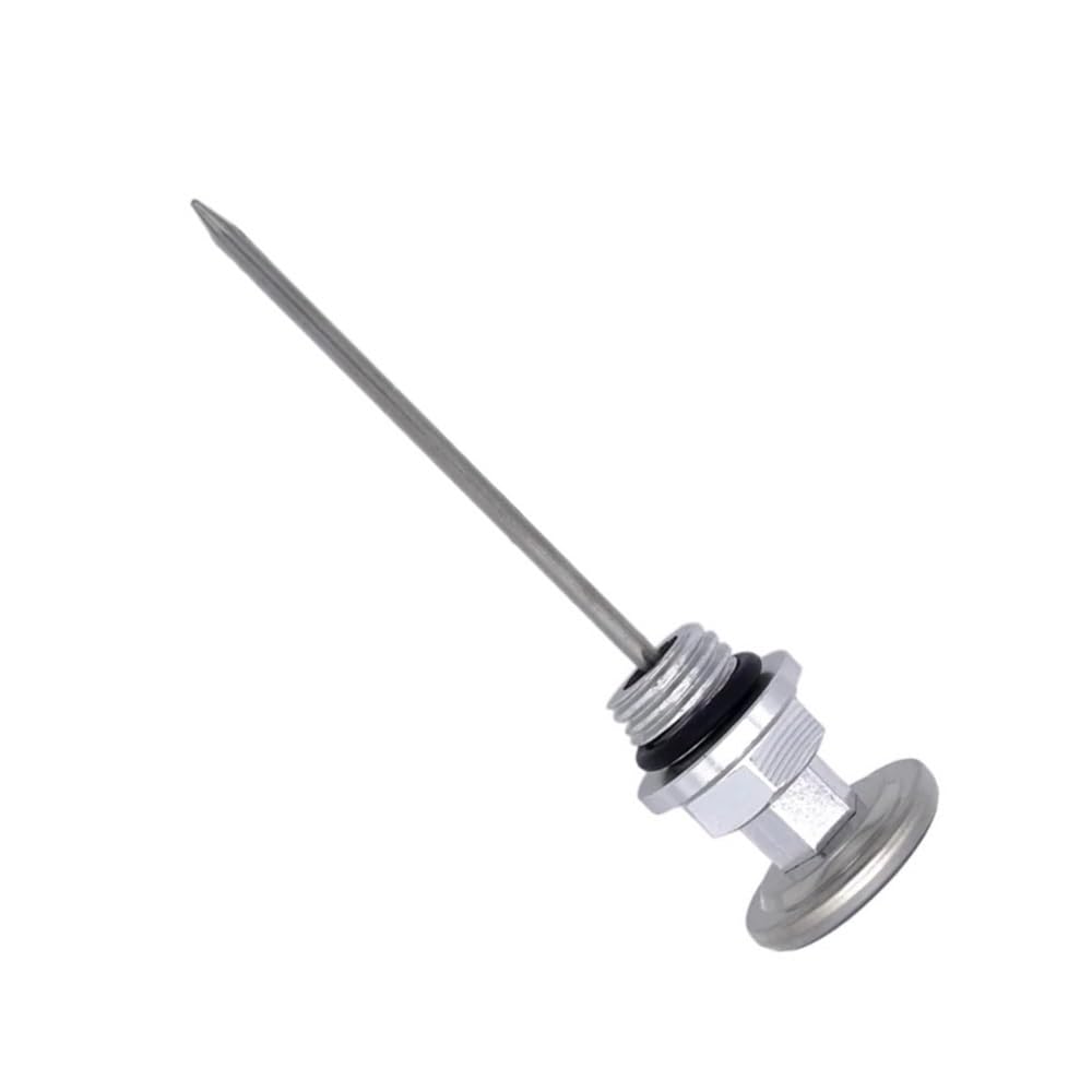 Für 110cc Für 125cc Motorrad Zubehör Motor Ölmessstab Öldeckel Tank Temperaturanzeige Ölstandsanzeige Ölmessstab Öltemperaturanzeige(White) von Dngjuen