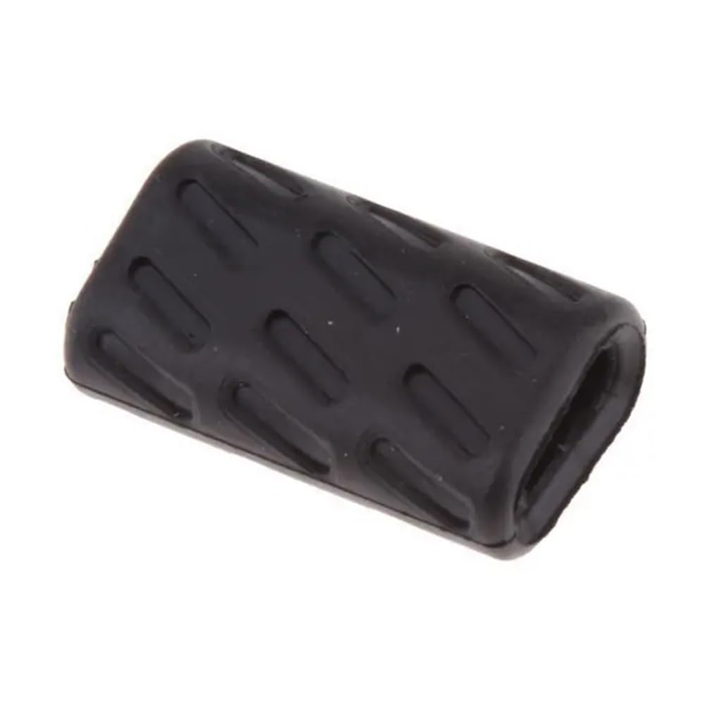 Für D&ucati Red Schalthebel Gummi Hülse Umrüstung Gummi Motorrad Bremshebel Fuß Pad Pedal Gangwechsel Rohr Fußschalthebel(Black-44mm) von Dngjuen