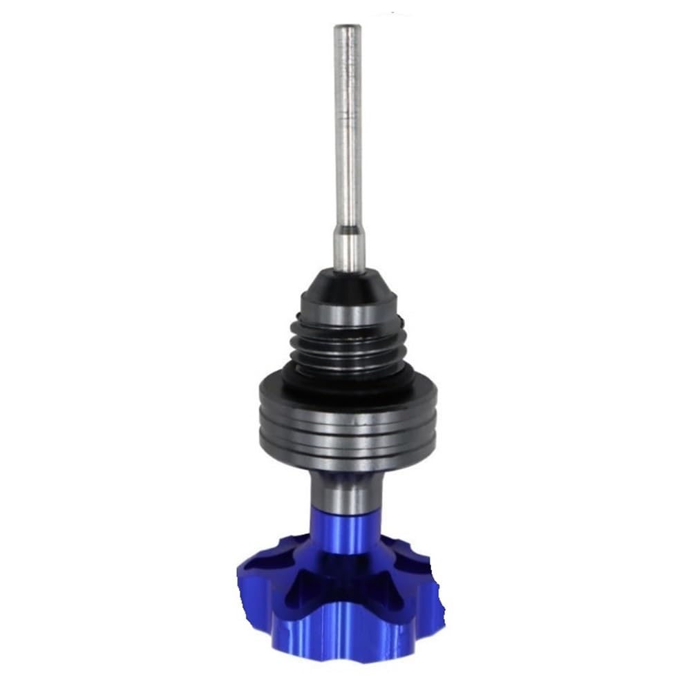 Für GY6 125 150 Motorrad Zubehör Motorölmessstab Füllkappe Motor Kurbelgehäuse Ölstandsanzeige Für Roller Öltemperaturanzeige(Blue) von Dngjuen