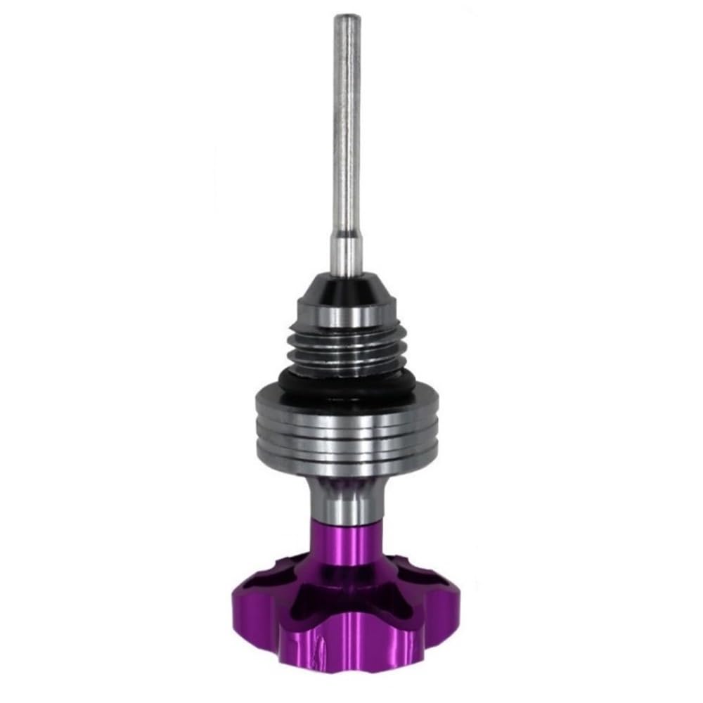 Für GY6 125 150 Motorrad Zubehör Motorölmessstab Füllkappe Motor Kurbelgehäuse Ölstandsanzeige Für Roller Öltemperaturanzeige(PURPLE) von Dngjuen