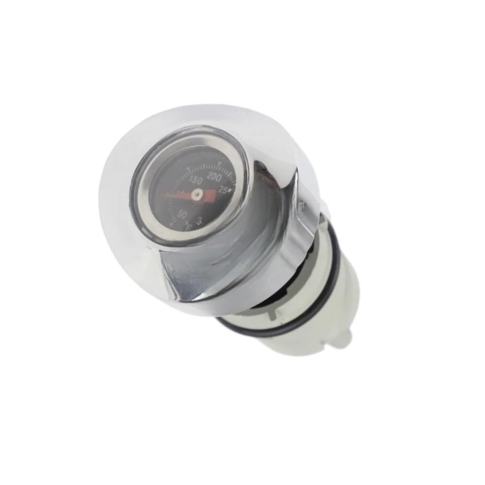 Für Sportster Für XL 48 883 1200 2004-2019 Motorrad Zubehör Öltemperaturanzeige Ölmessstab Ölmessstab Einfüllstutzen Tankdeckel Öltemperaturanzeige(Black) von Dngjuen