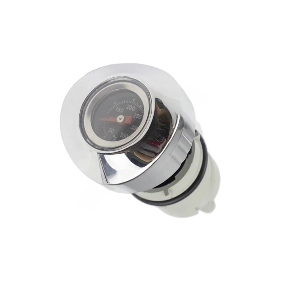 Für Sportster Für XL883 Für XL1200 Für XL 883 1200 2004-2019 Motorrad Ölmessstab Öltemperaturanzeige Tankdeckel Temperaturmessstab Öltemperaturanzeige(Black) von Dngjuen