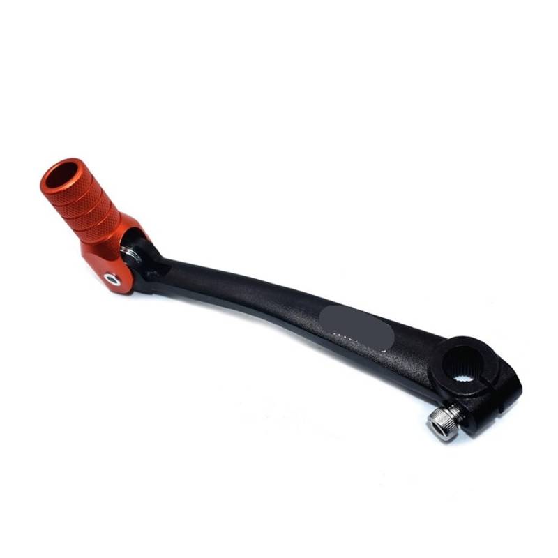 Getriebe Schalthebel Stange Legierung Aluminium 50cc 110cc 125cc 250cc Pit Für Monkey Bike Motorrad Atv Quad Motocross Teile Fußschalthebel(B-Orange-PPR) von Dngjuen