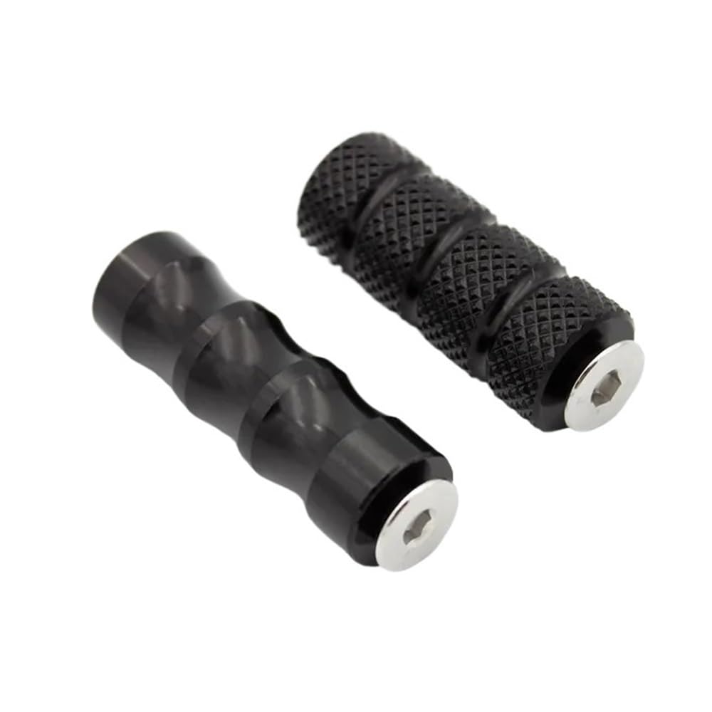 M6 Universal Motorrad Fußstütze Fußrastenanlage Fuß Rest Fuß Getriebe Shift Peg Pedal Für Fußschalthebel(Black) von Dngjuen