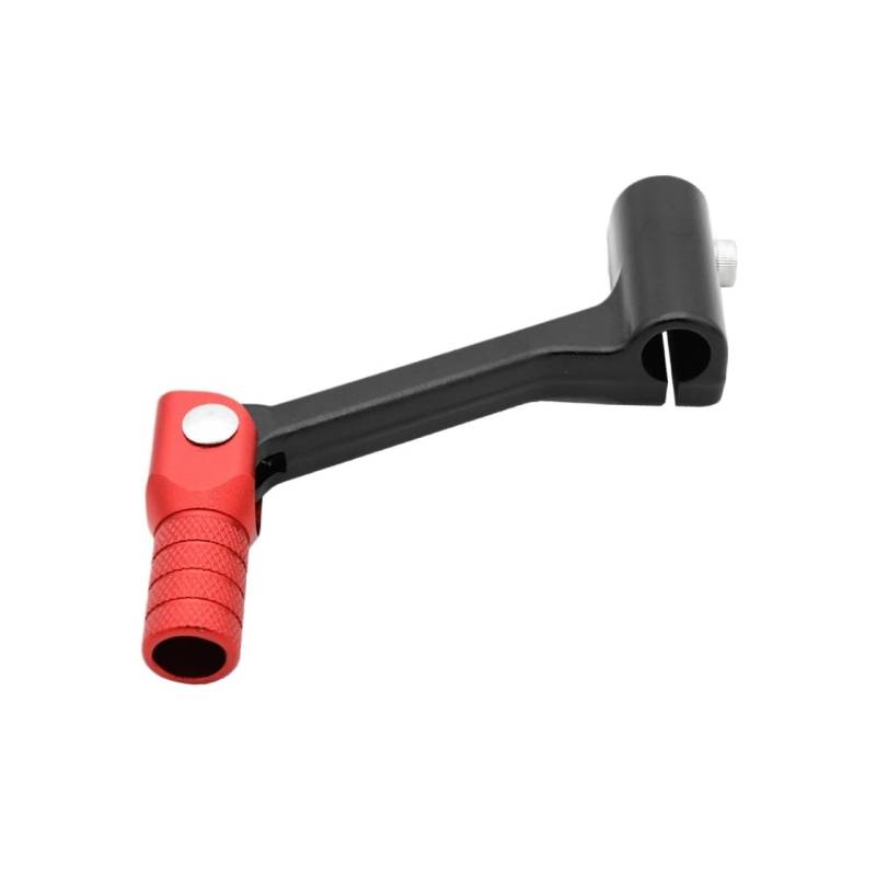 Motorrad ATV Pit Bike CNC Schalthebel Schalthebel Für Z&ONGSHEN 50cc-250cc Für K&AYO CBS150 CBS200 CBS300 Universal Fußschalthebel(Black Red) von Dngjuen