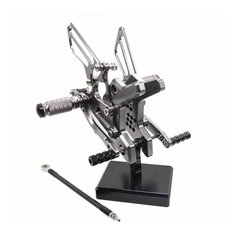 Motorrad Fußstütze Fußpedal Pegs Hinten Set Ständer Fußrasten Brems Schalthebel Halterung FÜR Z750 2004-2006 Z 750 Fußschalthebel(GRAY) von Dngjuen