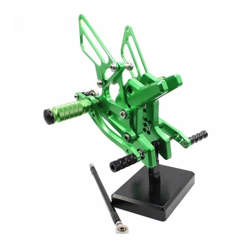 Motorrad Fußstütze Fußpedal Pegs Hinten Set Ständer Fußrasten Brems Schalthebel Halterung FÜR Z750 2004-2006 Z 750 Fußschalthebel(Green) von Dngjuen