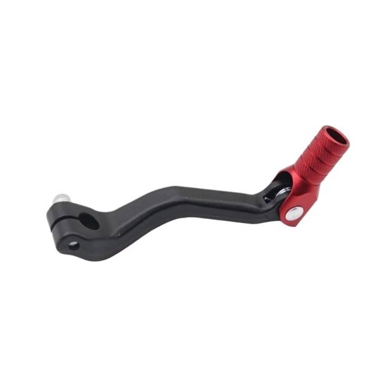 Motorrad Getriebe Shift Pedal Hebel Für K&AYO Für Xmotos Für 250 300 450 CC Bike MX Motocross Fußschalthebel(Black red) von Dngjuen