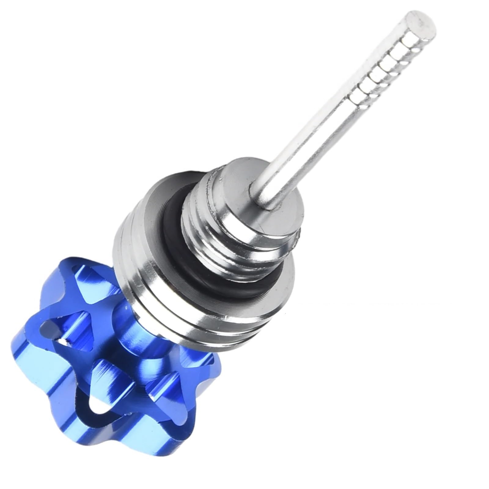 Motorrad Zubehör Ölstandsanzeige Ölmessstab Motorölmessstab Einfülldeckel Motor Kurbelgehäuse Ölstandsanzeige Für Roller Öltemperaturanzeige(Blue) von Dngjuen