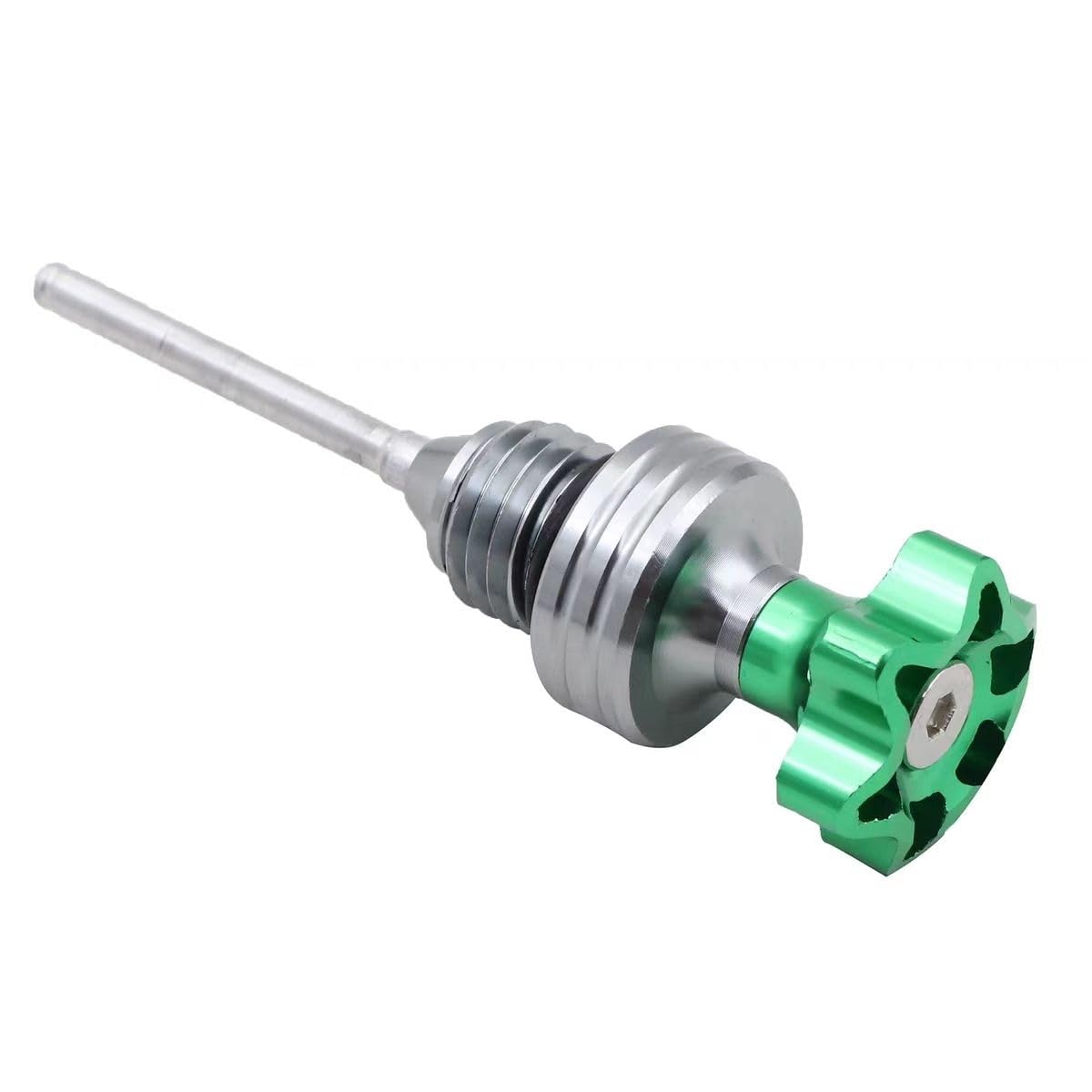 Motorrad Zubehör Ölstandsanzeige Ölmessstab Motorölmessstab Einfülldeckel Motor Kurbelgehäuse Ölstandsanzeige Für Roller Öltemperaturanzeige(Green) von Dngjuen