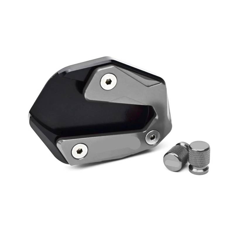 Vergrößerer Platte Pad Für T&Racer 9 GT 9GT Für T&Racer 9GT 2021-2023 2022 Motorrad Zubehör Ständer Fuß Seite Stehen Enlarger Pad Reifen Ventil Kappe von Dngjuen