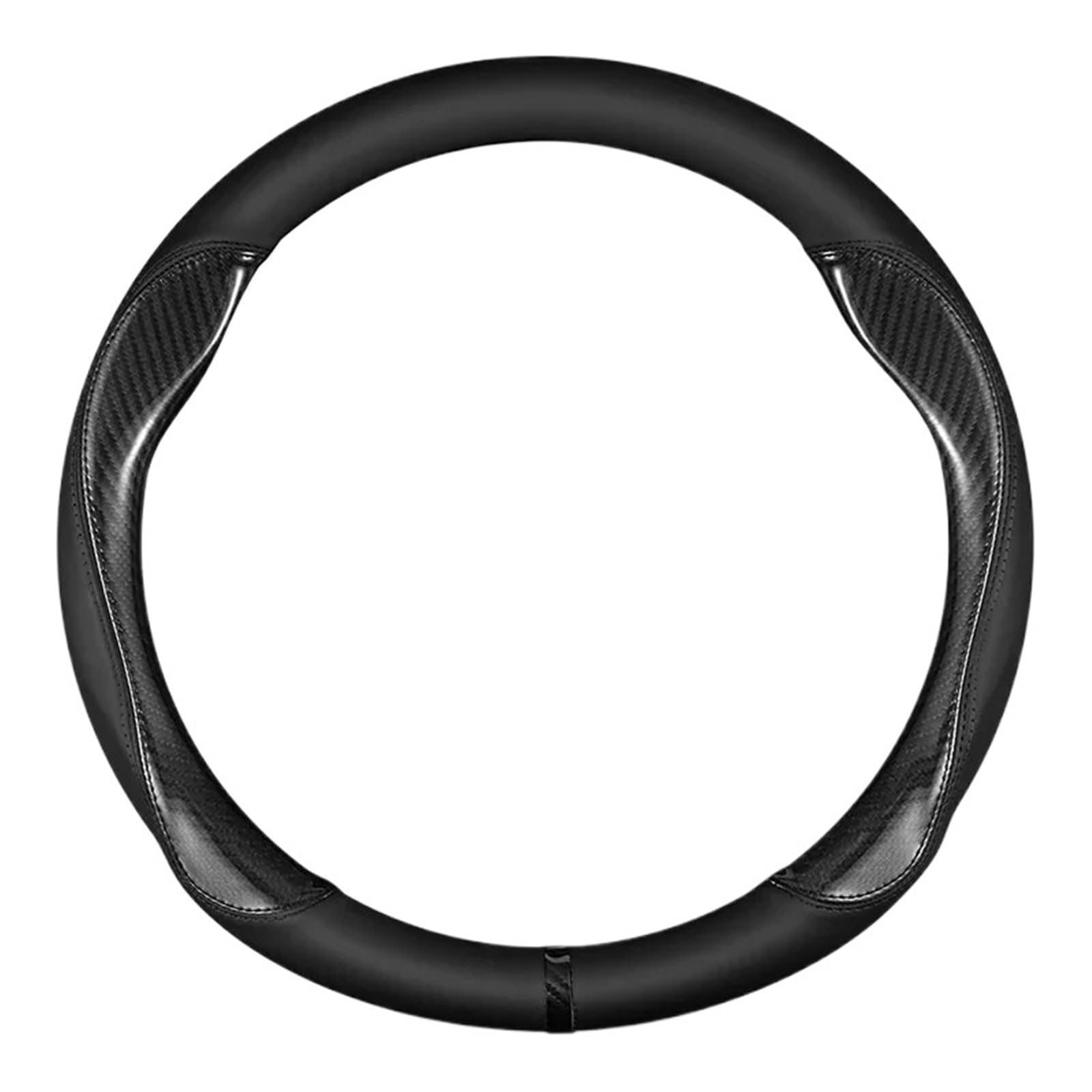 Auto Lenkradbezug Für Kia Für Sportage 5 Für GT-Linie 2021 2022 2023 2024 Mikrofaser Leder D Form Auto Lenkrad Abdeckung Auto Zubehör Auto Lenkradschutz(O Carbon Grain) von Dnhqknog