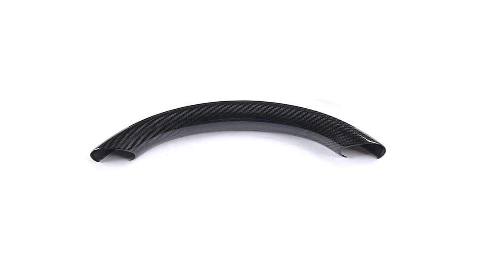 Auto Lenkradbezug Für Tesla Für Modell 3 Y 2017-2023 Real Carbon Fiber Lenkrad Abdeckung Snap-in Abdeckungen Auto Innen Modifikation Dekoration Auto Lenkradschutz(Bright Carbon Upper) von Dnhqknog