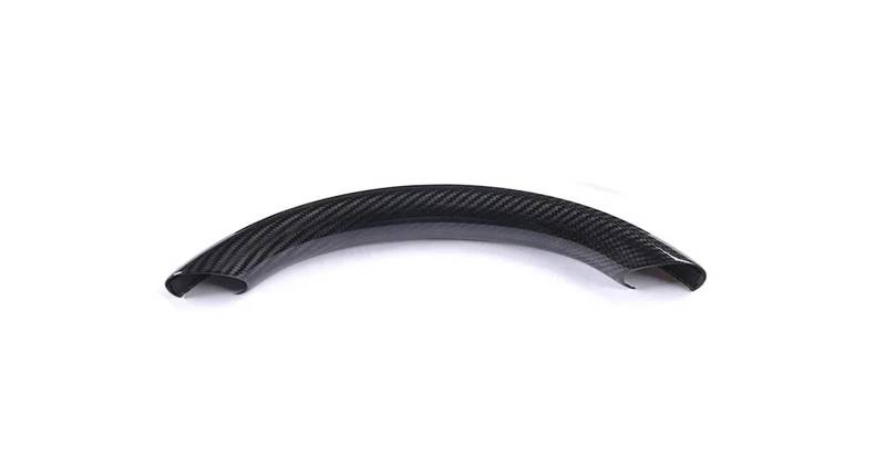 Auto Lenkradbezug Für Tesla Für Modell 3 Y 2017-2023 Real Carbon Fiber Lenkrad Abdeckung Snap-in Abdeckungen Auto Innen Modifikation Dekoration Auto Lenkradschutz(Bright Carbon Upper) von Dnhqknog