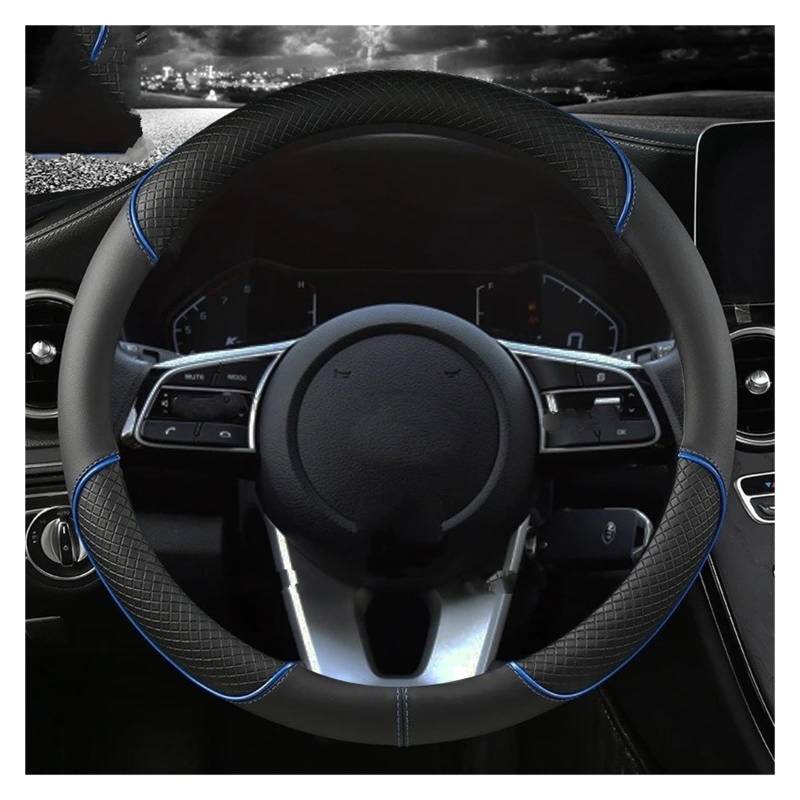 Auto Lenkradbezug Für Toyota Für Corolla Für Fortuner Für Sequoia Für Auris Für Avensis Für Yaris Für Ios Für Celica Auto Lenkrad Abdeckung Auto Lenkradschutz(Blue) von Dnhqknog