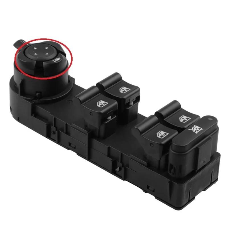 Fensterheberschalter Für Alfa Für Romeo Für Giulietta 940 2010-2020 Power Fensterheber Schalter Auto Zubehör 156106392 156106393 Fensterheberregler(Model A) von Dnhqknog