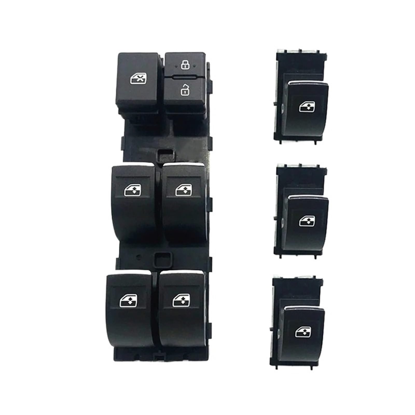 Fensterheberschalter Für DFM Für Dongfeng Für Joyear SX6 SX5 Fensterheber Schalter Elektrische Steuerung Power Front Fenster Taste Haupt Schalter Fensterheberregler(Whole Set) von Dnhqknog
