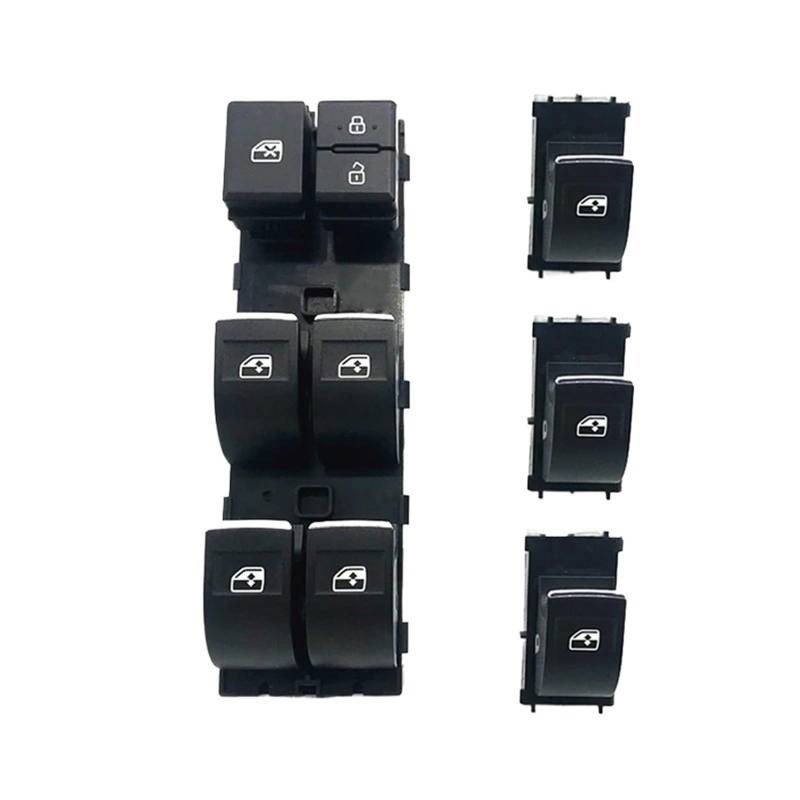 Fensterheberschalter Für DFM Für Dongfeng Für Joyear SX6 SX5 Fensterheber Schalter Elektrische Steuerung Power Front Fenster Taste Haupt Schalter Fensterheberregler(Whole Set) von Dnhqknog