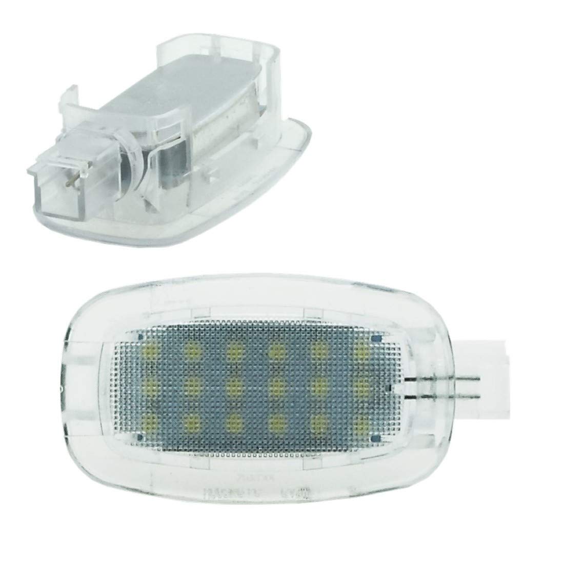 2x Do!LED TK16 LED SMD Innenbeleuchtung Fußraum Kofferraum Spiegel Handschuhfach Einstiegs/Türbeleuchtung Xenon Optik von Do!LED