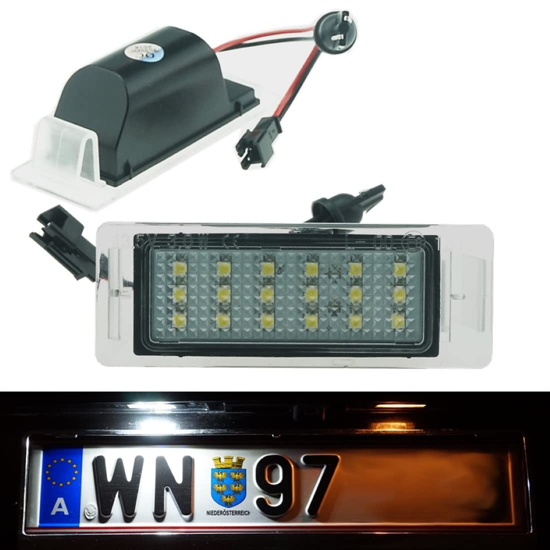 DoLED 189 J08 LED Kennzeichenbeleuchtung kompatibel für Opel Insignia Sports Tourer (nur Kombi ab 2013) - Mokka ab 2012 von Do!LED
