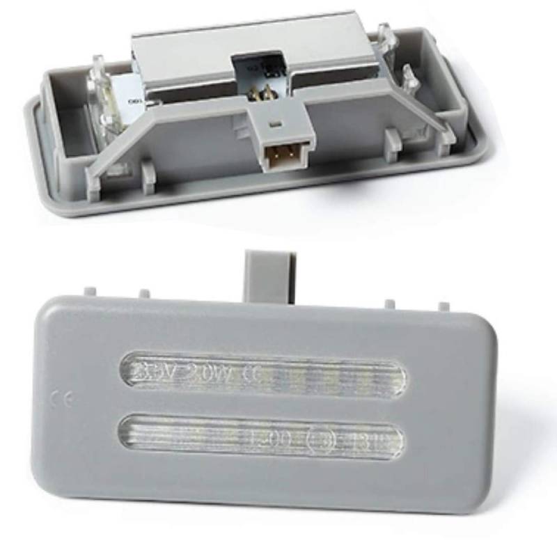 Do!LED A10G LED SMD Make Up Spiegel Schminkspiegel Beleuchtung Plug & Play Kalt Weiß - graues Gehäuse von Do!LED