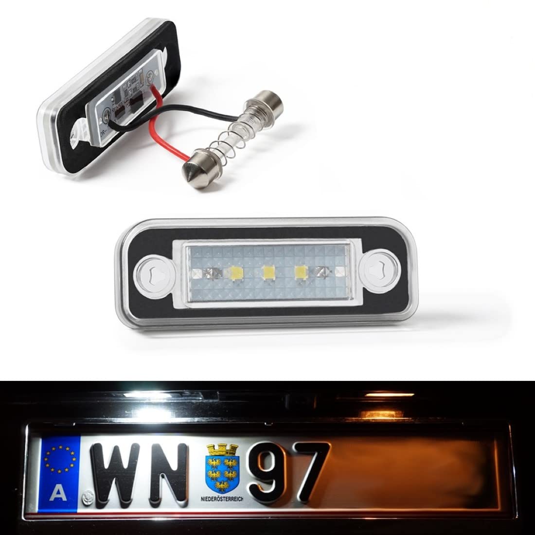 Do!LED B21V2 LED Kennzeichenbeleuchtung Xenon Weiß von Do!LED