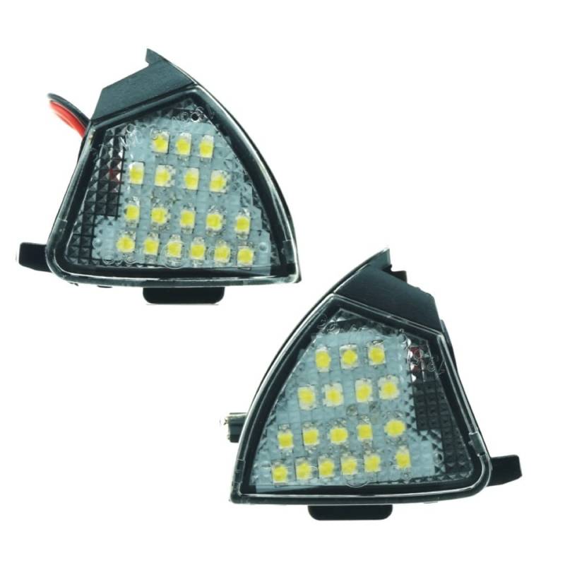 Do!LED D11 2x LED SMD Umfeldbeleuchtung Leuchte Spiegel Außenspiegel Pfützenlicht Umgebungslicht Plug & Play E-Prüfzeichen Kalt Weiß für Außenspiegel von Do!LED