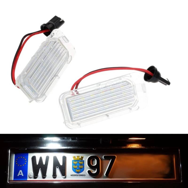LED Kennzeichenbeleuchtung kompatibel/Ersatzteil für Ford Fiesta Focus 3 C-MAX S-MAX Mondeo 4 Galaxy KUGA von Do!LED