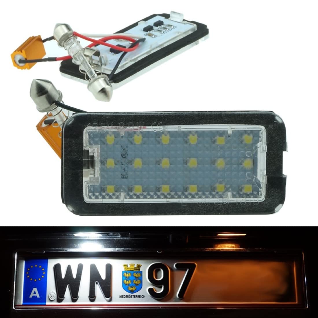 Do!LED X03 LED Kennzeichenbeleuchtung mit E-Prüfzeichen Do!LED X03 LED Kennzeichenbeleuchtung mit E-Prüfzeichen von Do!LED