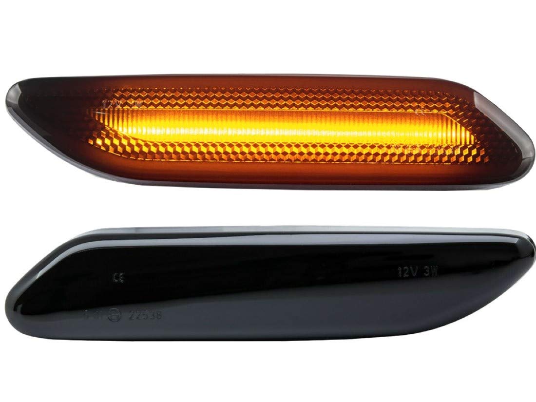 DoLED LED Seitenblinker Blinker getönt Schwarz/Rauchglas kompatibel/Ersatzteil für BMW Mini Countryman R60 | Paceman R61 von Do!LED