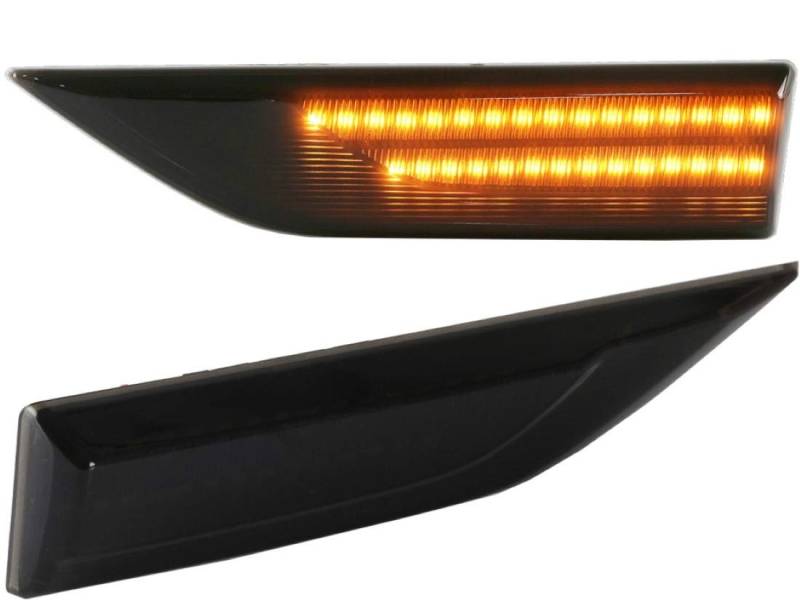 DoLED LED Seitenblinker Blinker getönt Schwarz/Rauchglas kompatibel für VW Transporter T6 ab 2015 von Do!LED