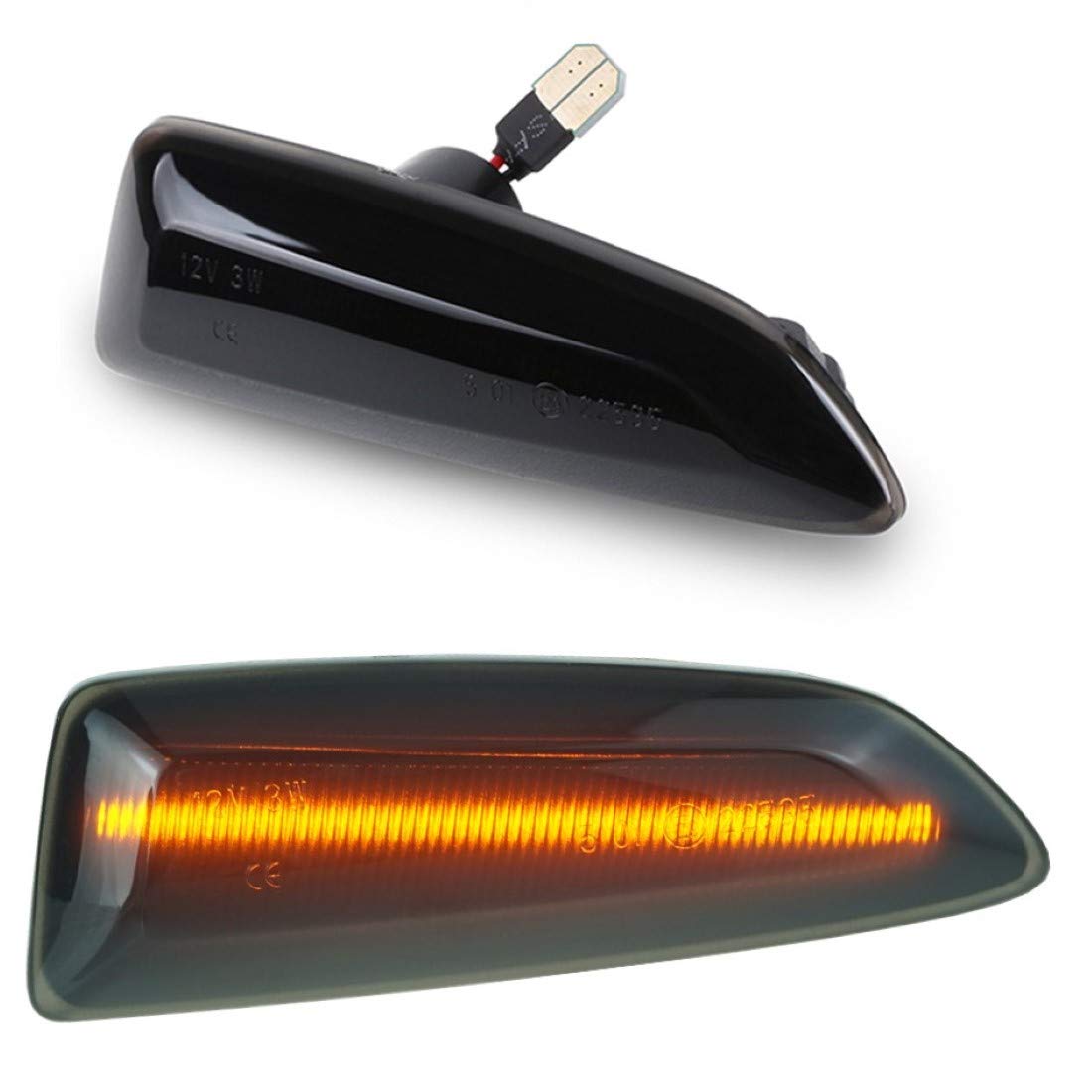 DoLED LED Seitenblinker Blinker getönt Schwarz/Rauchglas kompatibel für Astra J K | Insignia B | Zafira C von Do!LED