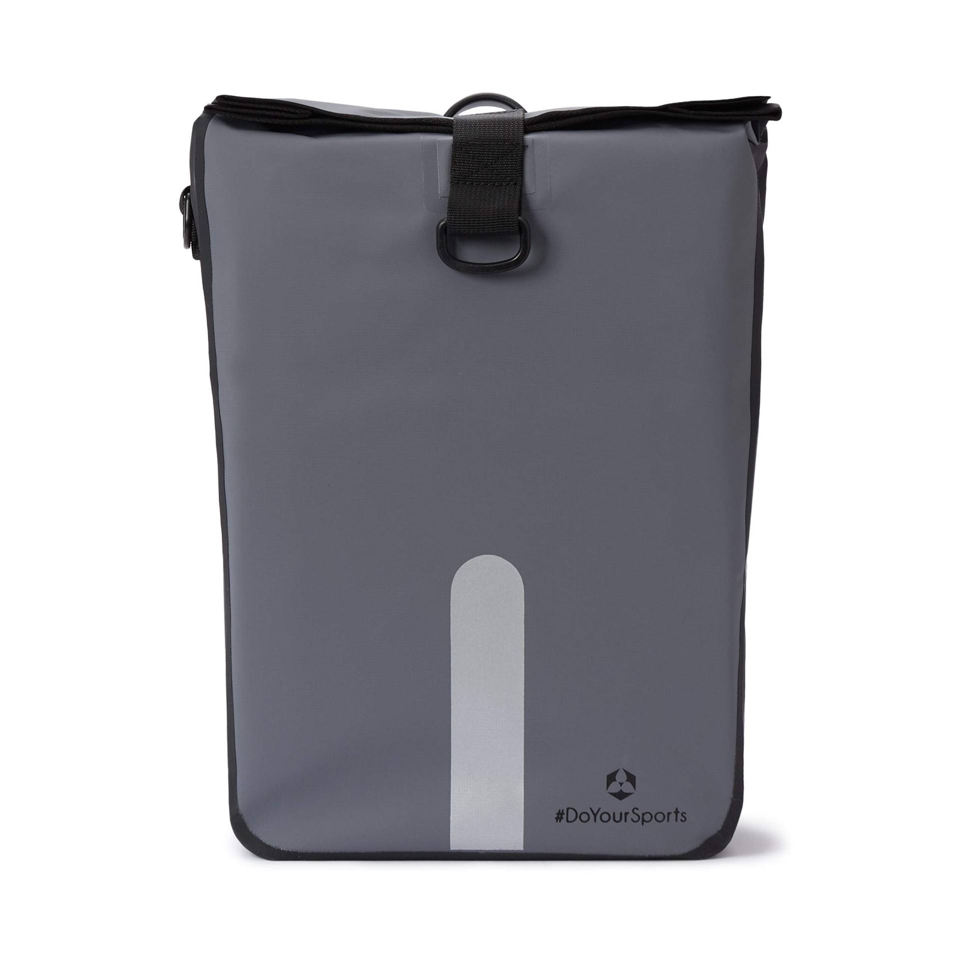 #DoYourOutdoor 3in1 Hinterradtasche mit praktischem Schnellverbindungssystem für Gepäckträger | Wasserdicht & Reflektierend - 21 Liter Rolltop-Fahrradtasche mit Schultergurt, Tragegriff - grau #DoYourOutdoor 3in1 Hinterradtasche mit praktischem Schnellverbindungssystem für Gepäckträger | Wasserdicht & Reflektierend - 21 Liter Rolltop-Fahrradtasche mit Schultergurt, Tragegriff - grau von #DoYourFitness