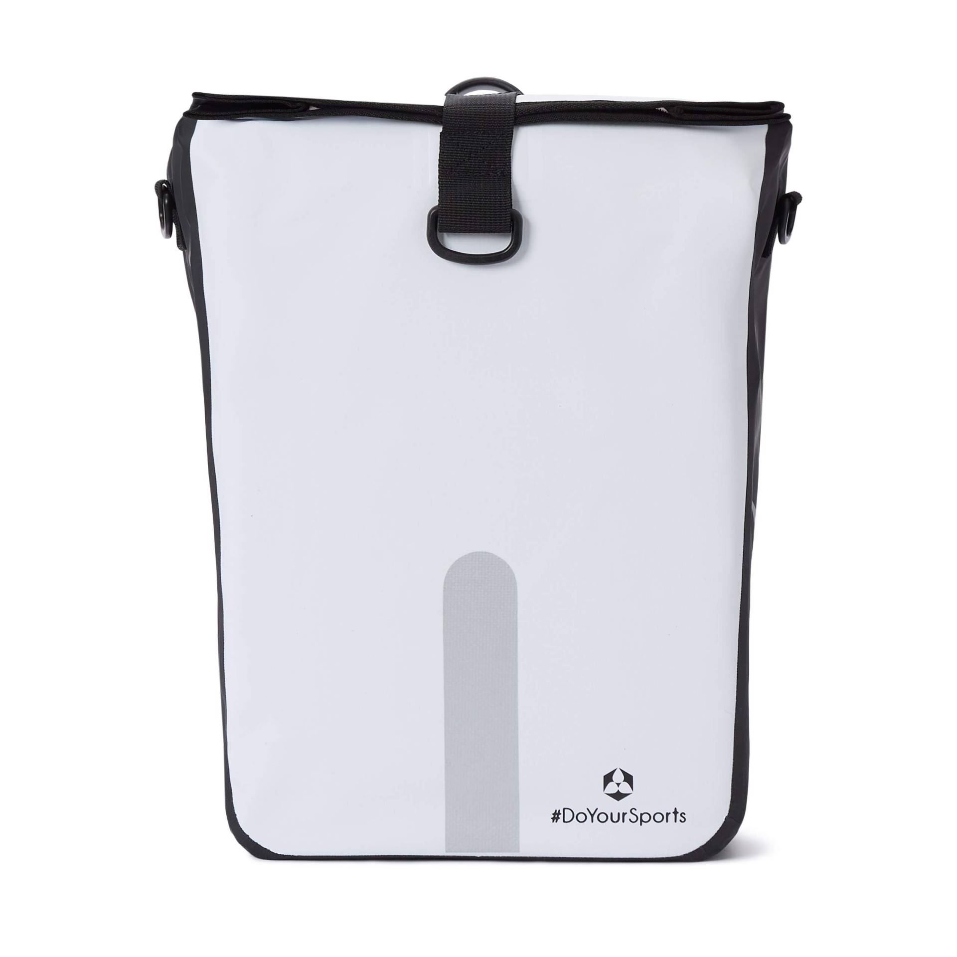 #DoYourOutdoor 3in1 Hinterradtasche mit praktischem Schnellverbindungssystem für Gepäckträger - Wasserdicht & Reflektierend - 21 Liter Rolltop- Fahrradtasche mit Schultergurt, Tragegriff - weiß #DoYourOutdoor 3in1 Hinterradtasche mit praktischem Schnellverbindungssystem für Gepäckträger - Wasserdicht & Reflektierend - 21 Liter Rolltop- Fahrradtasche mit Schultergurt, Tragegriff - weiß von #DoYourOutdoor