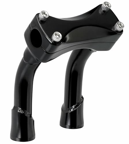 6" Biltwell Riser Murdock Pullback schwarz mit Teilegutachten für 1" Zoll Lenker von Dock66 Motorcycle Parts