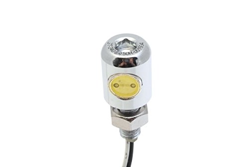 Mini LED Kennzeichenbeleuchtung Schraube chrom von Dock66 Motorcycle Parts