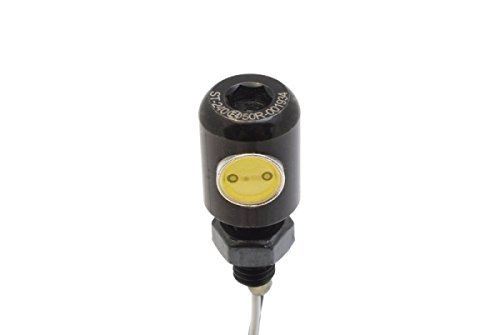 Mini LED Kennzeichenbeleuchtung Schraube schwarz von Dock66 Motorcycle Parts