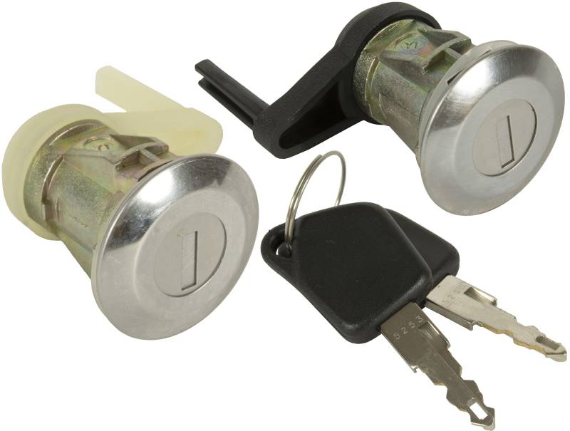 Taros Trade DR165371 Türschloß Schließzylinder Satz, Silber, Schlüssel, Modern, Schloss, Schlosszylinder, Auto-Türen, Peugeot 206 / 206+ von Taros Trade
