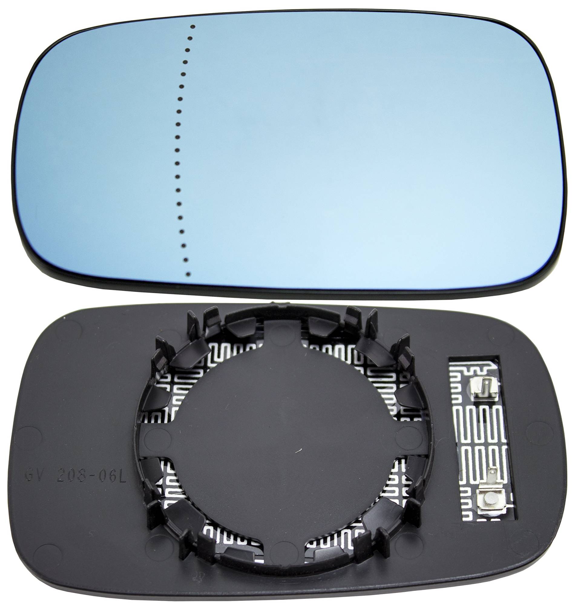 TarosTrade 57-0346-L-70947 Spiegelglas Heizbar Blaues Links von DoctorAuto