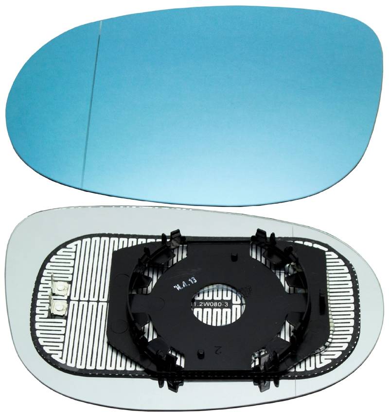 TarosTrade 57-0669-L-7621 Spiegelglas Heizbar Blaues Links von Taros Trade