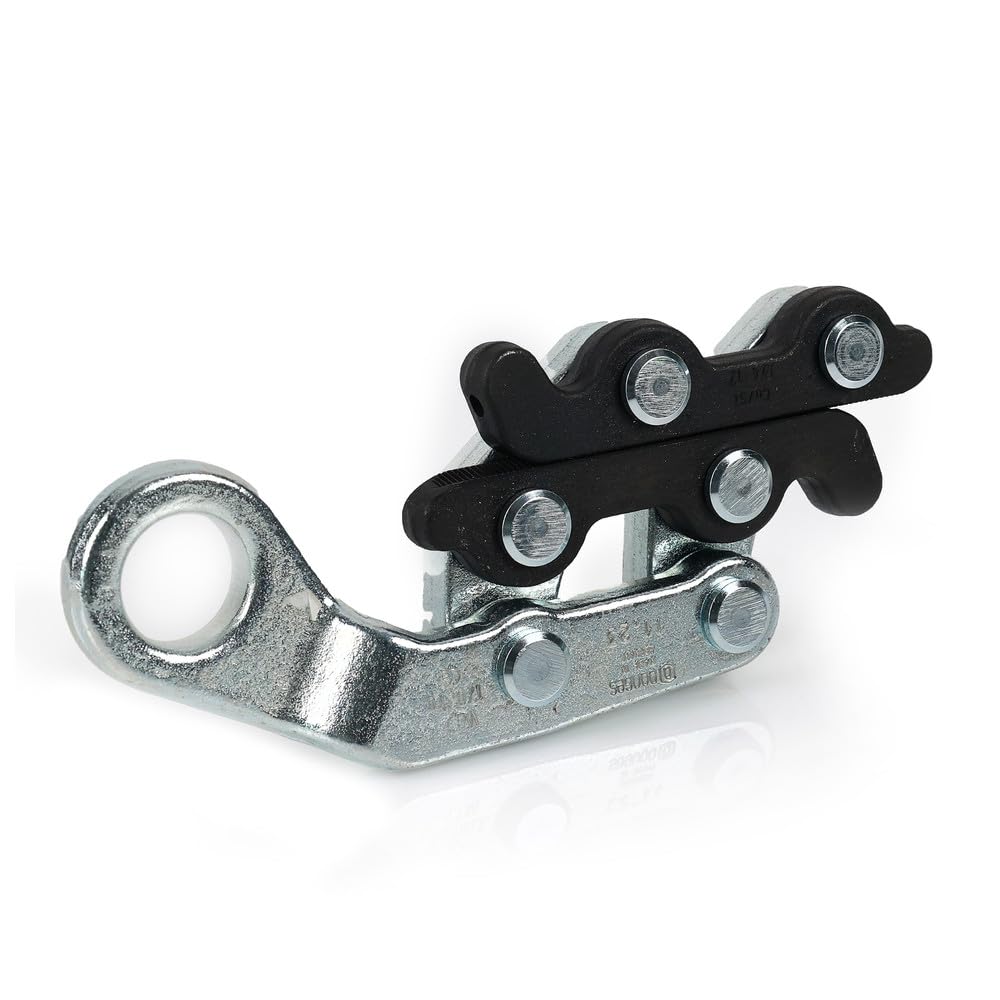 Dönges Seilspannklemmen 16-70 mm², Ø 4-12 mm für Stahldrahtseile 12528 Augengröße: 27 mm/Bruchlast: 4500 kg/Tragfähigkeit: 1700 kg Dönges Seilspannklemmen 16-70 mm², Ø 4-12 mm für Stahldrahtseile 12528 Augengröße: 27 mm/Bruchlast: 4500 kg/Tragfähigkeit: 1700 kg von Dönges