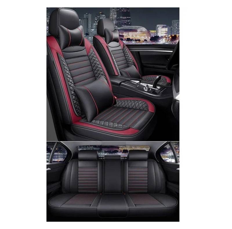 Autschonbezüge Für Acura MDX Für Astra RDX CDX ZDX Für RL TL RSX Alle Automodelle Autoinnenraum Universal Style Autositzbezug Autositzbezüge(Black Red Sporty) von Dogkapm