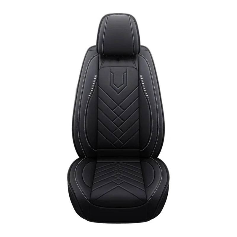 Autschonbezüge Für Jetour T2 Traveller Dashing 2023 2024 X70 X70 Plus Universal-Autositzbezug Aus PU-Leder Autositzbezüge(Black 1 Seat) von Dogkapm